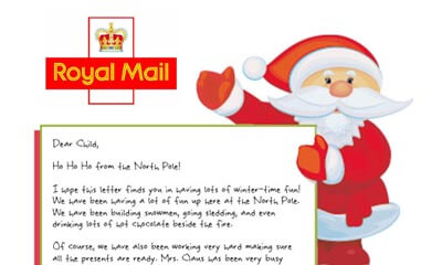 Free Santa Letter from Royal Mail