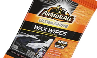 Free Armor All Wax Wipes