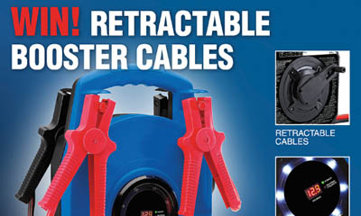 Win 1 if 4 Retractable Booster Cable Packs