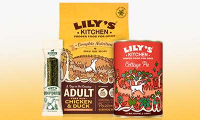 Win 1 of 5 Lily's Kitchen Dog Food Hampers