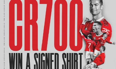 Win a Ronaldo 700 Signed Shirt