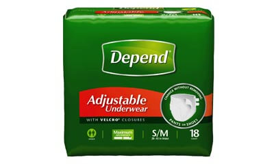 Free Depend Real Fit Underwear