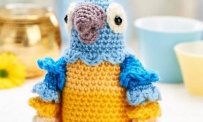 Free Knitting Pattern - Diego Parrot