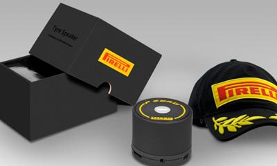 Win 1 of 5 Pirelli Podium Caps & Bluetooth Speaker