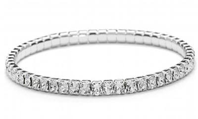 Free Swarovski Crystal Encrusted Tennis Bracelet