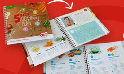 Free 5 Step Weaning Guide form Cow & Gate