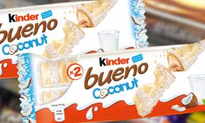 Free Kinder Bueno Coconut Bars
