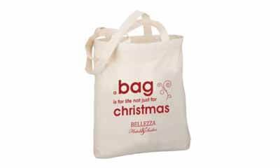 Free Christmas Shopper Cotton Bag