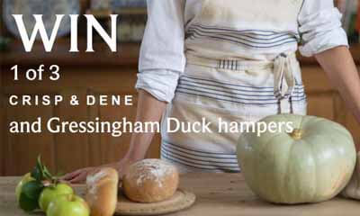 Win 1 of 3 Crisp & Deene and Gressingham Duck Hampers