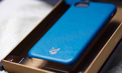 Free Teal Leather Hardshell iPhone 7 Case from Foxwood