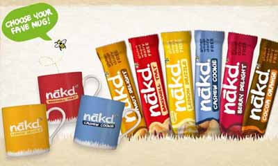 Win 1 of 10 Nakd Mugs and Snack Bars
