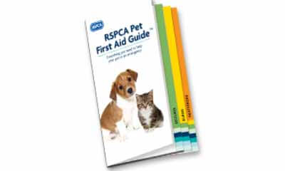 Free RSPCA Pet First Aid Guide Book