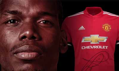 Win a Manchester United Shirt Signed by Paul Pogba
