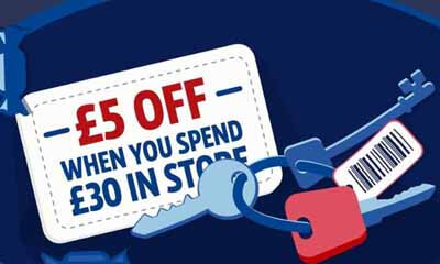 Free Screwfix £5 off £30 Spend Voucher