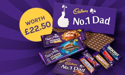 Win 1 of 3 Number 1 Dad Chocolate Hampers