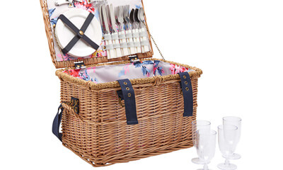 Win a Joules Whitstable Wicker Picnic Hamper