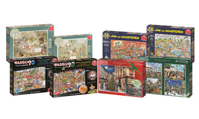 Win 1 of 4 Jumbo Games Puzzle Bundles