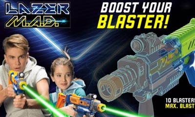 Win 1 of 10 Lazer MAD Blaster Kits