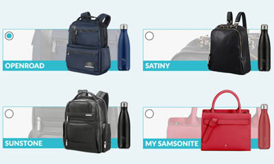 Win 1 of 4 Samsonite Backpacks and Chilly Bottles