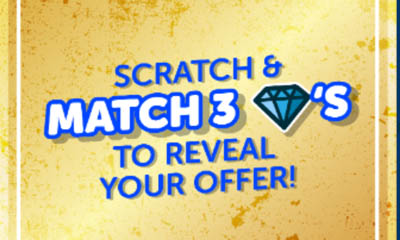 Scratch & Match To Reveal Your Free Bingo Bonus