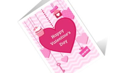 Free Valentine's Message Cards, Wrapping Paper & Decorations