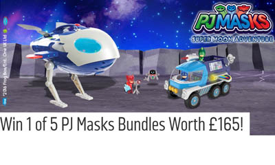 Win 1 of 5 PJ Masks Bundles with Argos