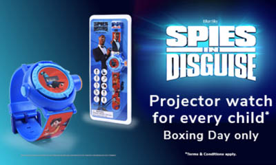 Free Spies in Disguise Projector Watch