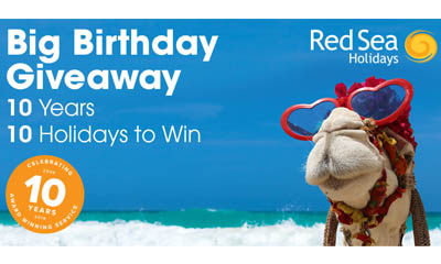 Win 1 of 10 Holidays to the Red Sea