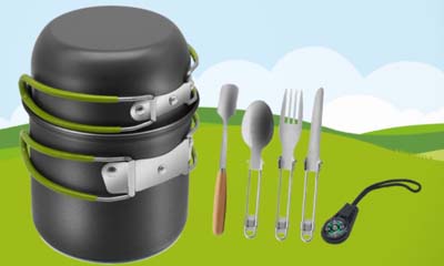 Win 1 of 5 Camping Cooking Kits