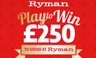 Free £250 Ryman Gift Card