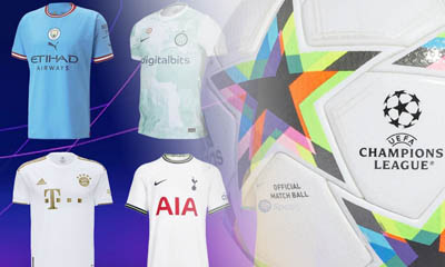 Free Champions League Team Shirts & Match Balls