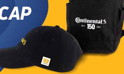 Free Continental Tyres Backpacks & Caps