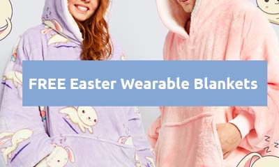Free Easter Oodie Wearable Blankets