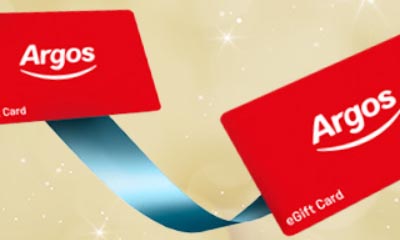 Free £100 Gift Cards from Argos