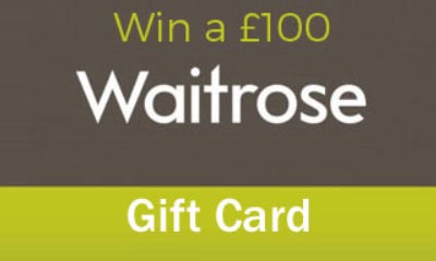 Win 1 of 3 £100 Waitrose gift cards