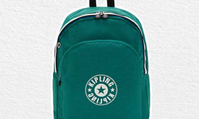 Win Green Kipling Backpack Bag