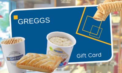 Free Greggs Gift Cards