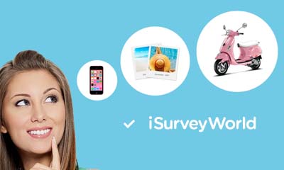 Free Gifts & Cash from iSurvey World