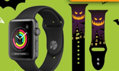 Win an Apple Watch Series 3 with Haloween Strap