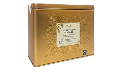 Free Luxury Gold Teabags from M&S