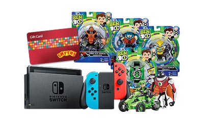 Win a Nintendo Switch & Ben 10 Toys