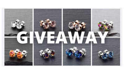 Free Crystal Earrings from Pewterhooter London