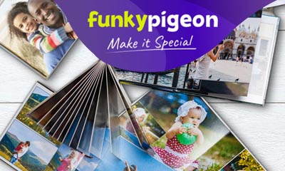 Free Photobook from Funky Pigeon