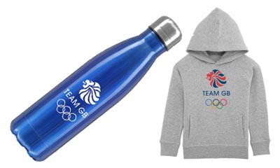 Free Team GB Water Bottles & Hoodies
