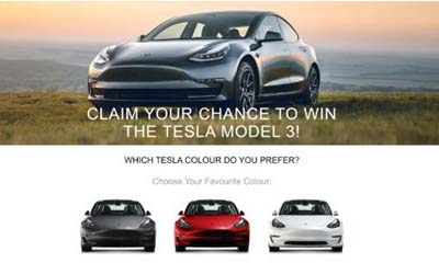 Win a Tesla Model 3