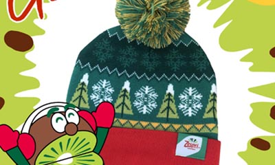 Free Zespri Christmas Bobble Hats