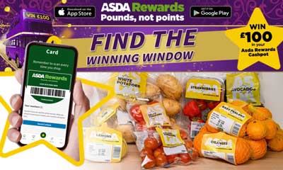 Free £100 ASDA Rewards Cashpot