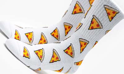 Free Pizza Socks, Cutters and Cozy's
