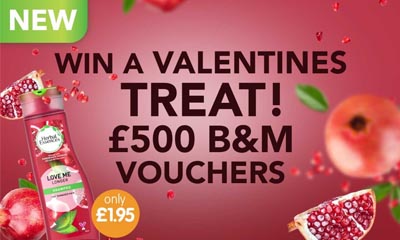 Win a £500 B&M Gift Card Valentines Treat