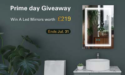 Win a LED Mirror Worth £219